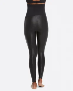 Spanx Mama Faux Leather Leggings