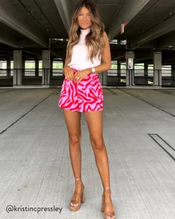 Spanx On-the-Go Printed Shorts, 4