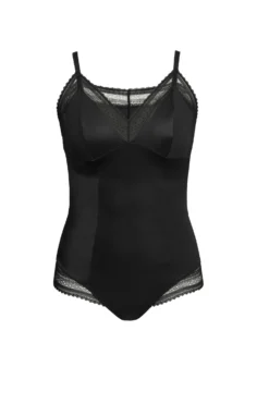 Spanx Spotlight On Lace Satin Thong Bodysuit