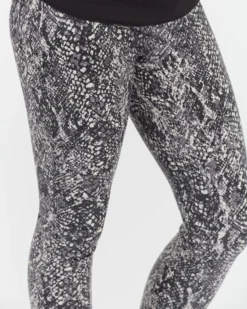 Spanx Girls Faux Leather Snake Shine Leggings