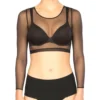 Shop All Clothing Spanx® Sheer Fashion Mesh Crop Top
