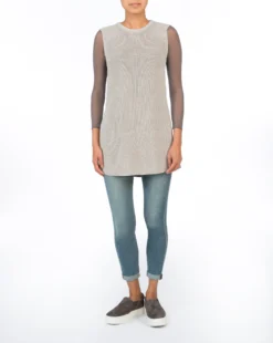 Spanx® Sheer Fashion Mesh Thong Bodysuit