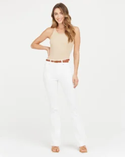 Spanx Flare Jeans, White