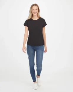 Spanx The Summer Shop Pima Cotton Crew Neck Tee