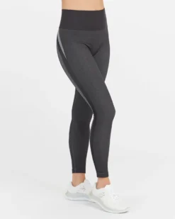 Spanx Look At Me Now Seamless Track Stripe Leggings