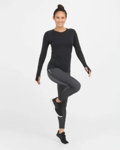 Spanx Look At Me Now Seamless Long Sleeve Tee 12 Spanx Look At Me Now Seamless Long Sleeve Tee