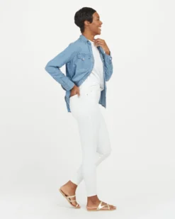 Spanx Ankle Skinny Jeans, White