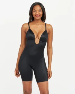 Spanx Best Sellers Suit Your Fancy Plunge Low-Back Mid-Thigh Bodysuit