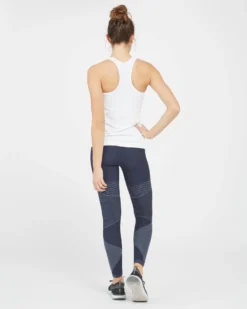 Spanx Look At Me Now Seamless Moto Leggings, Indigo Sky Comfy Essentials