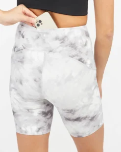 Spanx Booty Boost® Active Cloudy Tie Dye Bike Short, 8