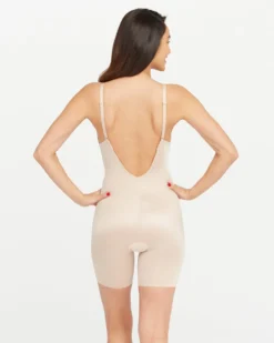 Spanx Best Sellers Suit Your Fancy Plunge Low-Back Mid-Thigh Bodysuit