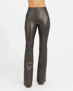 Spanx New Arrivals Leather-Like Flare Pant