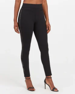 Spanx Shop All Clothing The Perfect Black Pant, Ankle Sequin Tuxedo Skinny 12 Spanx Shop All Clothing The Perfect Black Pant, Ankle Sequin Tuxedo Skinny