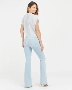 Spanx Flare Jeans, Light Wash