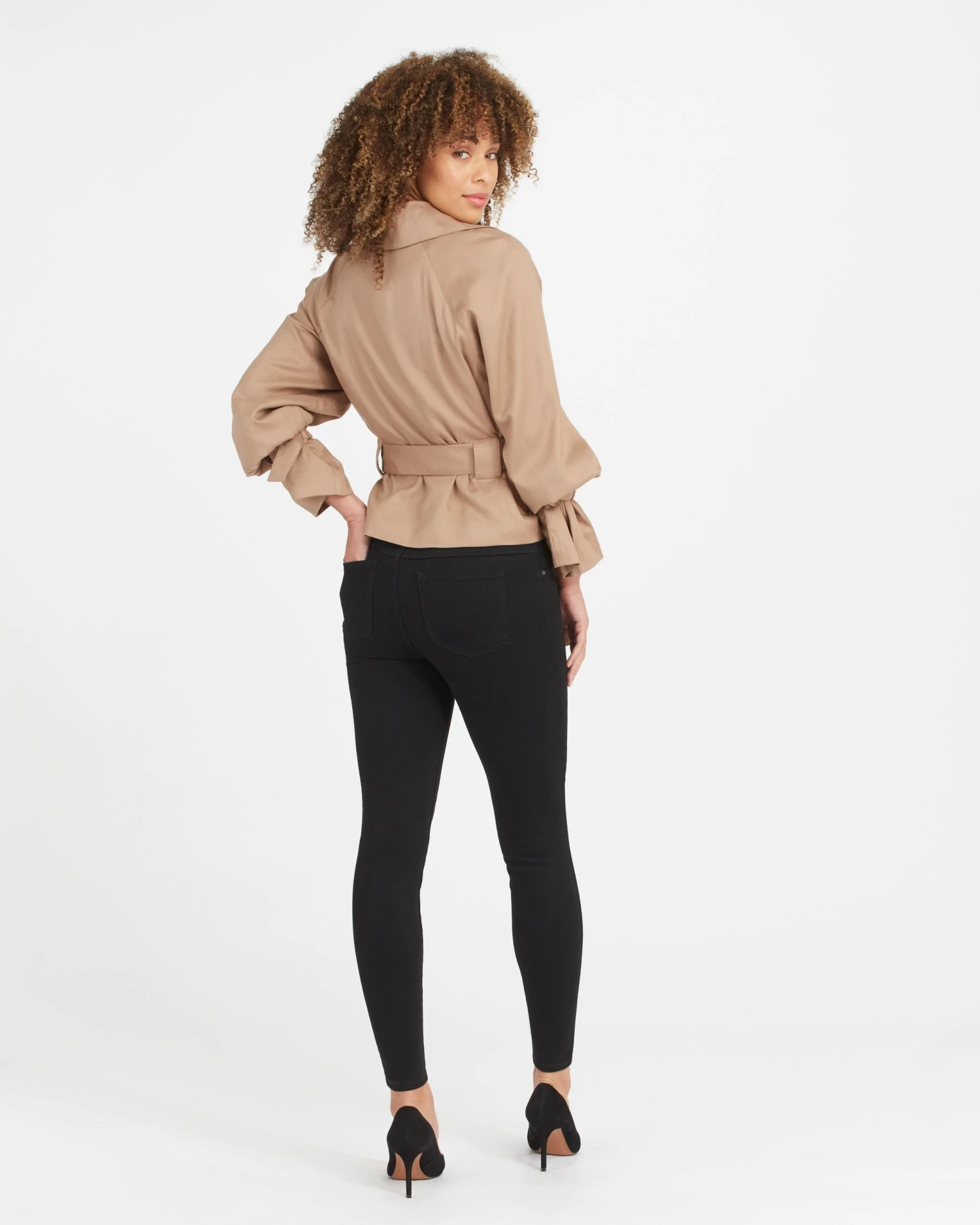 Spanx Ankle Skinny Jeans, Clean Black Best Sellers 6 Spanx Ankle Skinny Jeans, Clean Black Best Sellers