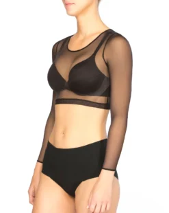 Shop All Clothing Spanx® Sheer Fashion Mesh Crop Top