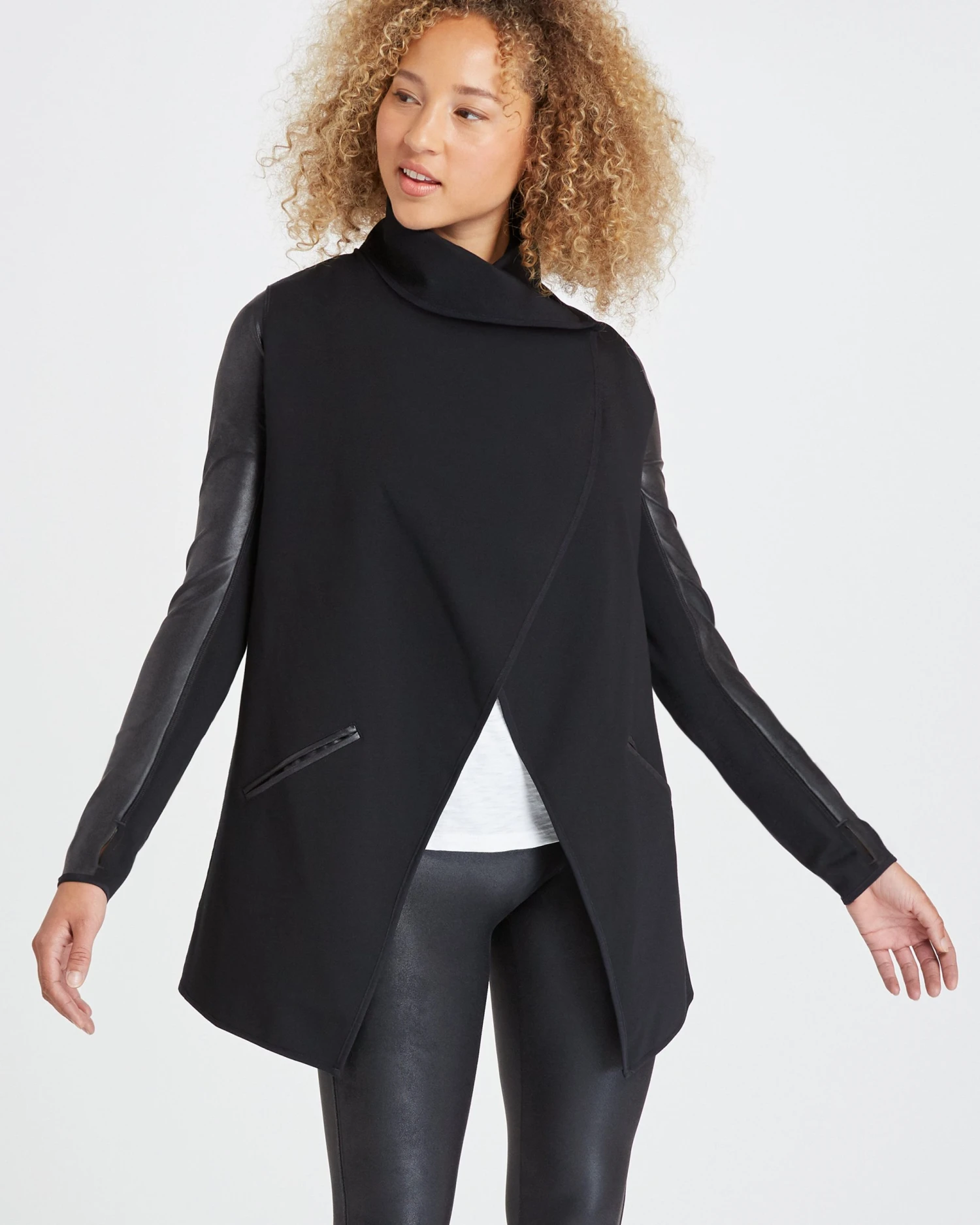 Spanx Best Sellers Drape Front Jacket 6 Spanx Best Sellers Drape Front Jacket