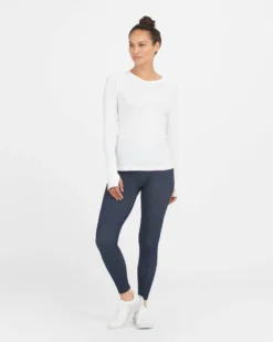 Spanx Look At Me Now Seamless Long Sleeve Tee 16 Spanx Look At Me Now Seamless Long Sleeve Tee