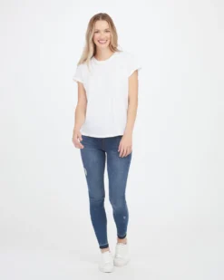 Spanx The Summer Shop Pima Cotton Crew Neck Tee