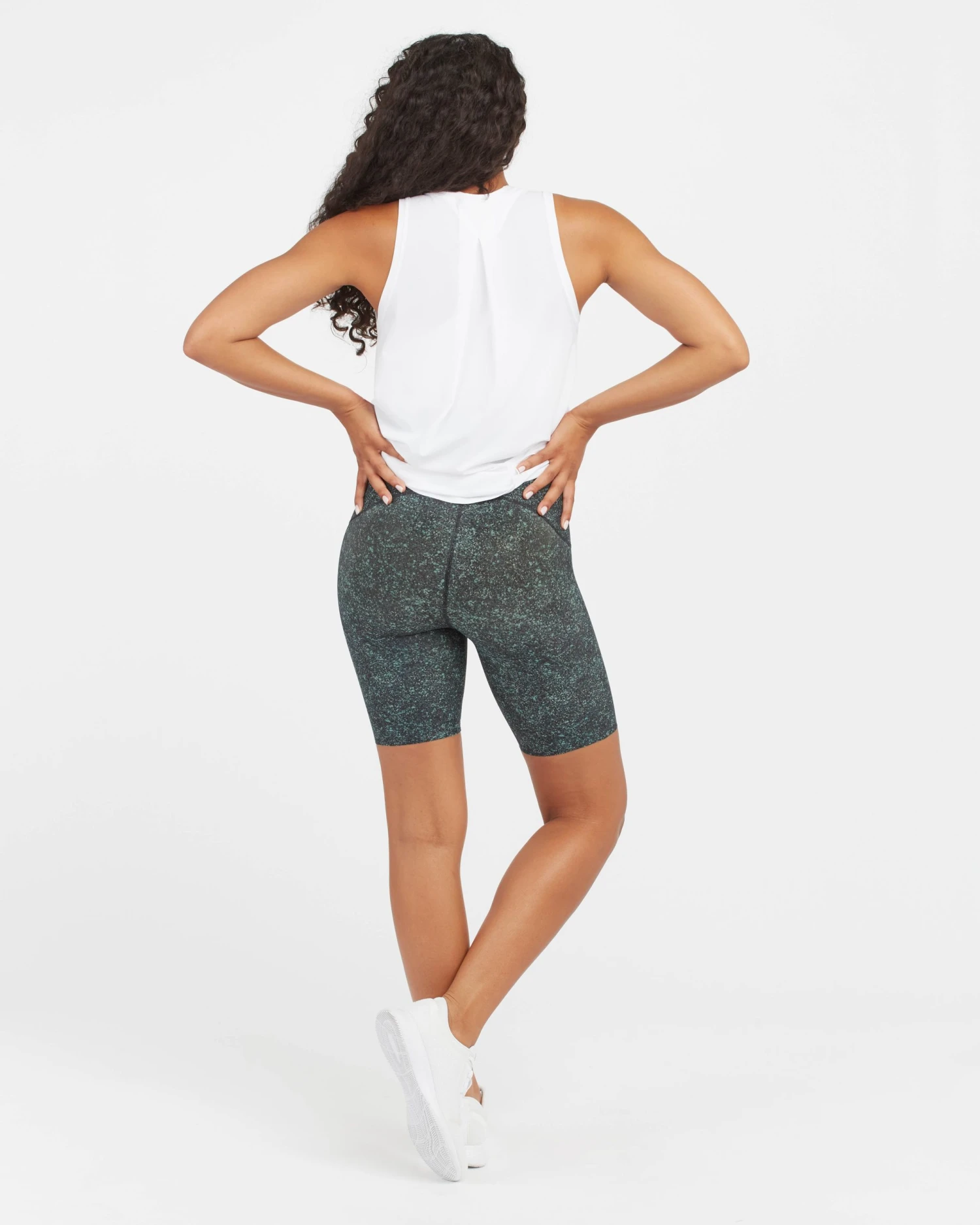 Spanx Booty Boost® Active 8” Speckled Bike Short Shop All Activewear 6 Spanx Booty Boost® Active 8” Speckled Bike Short Shop All Activewear