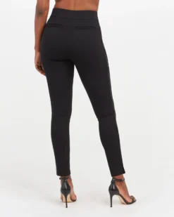 Spanx Shop All Clothing The Perfect Black Pant, Ankle Sequin Tuxedo Skinny