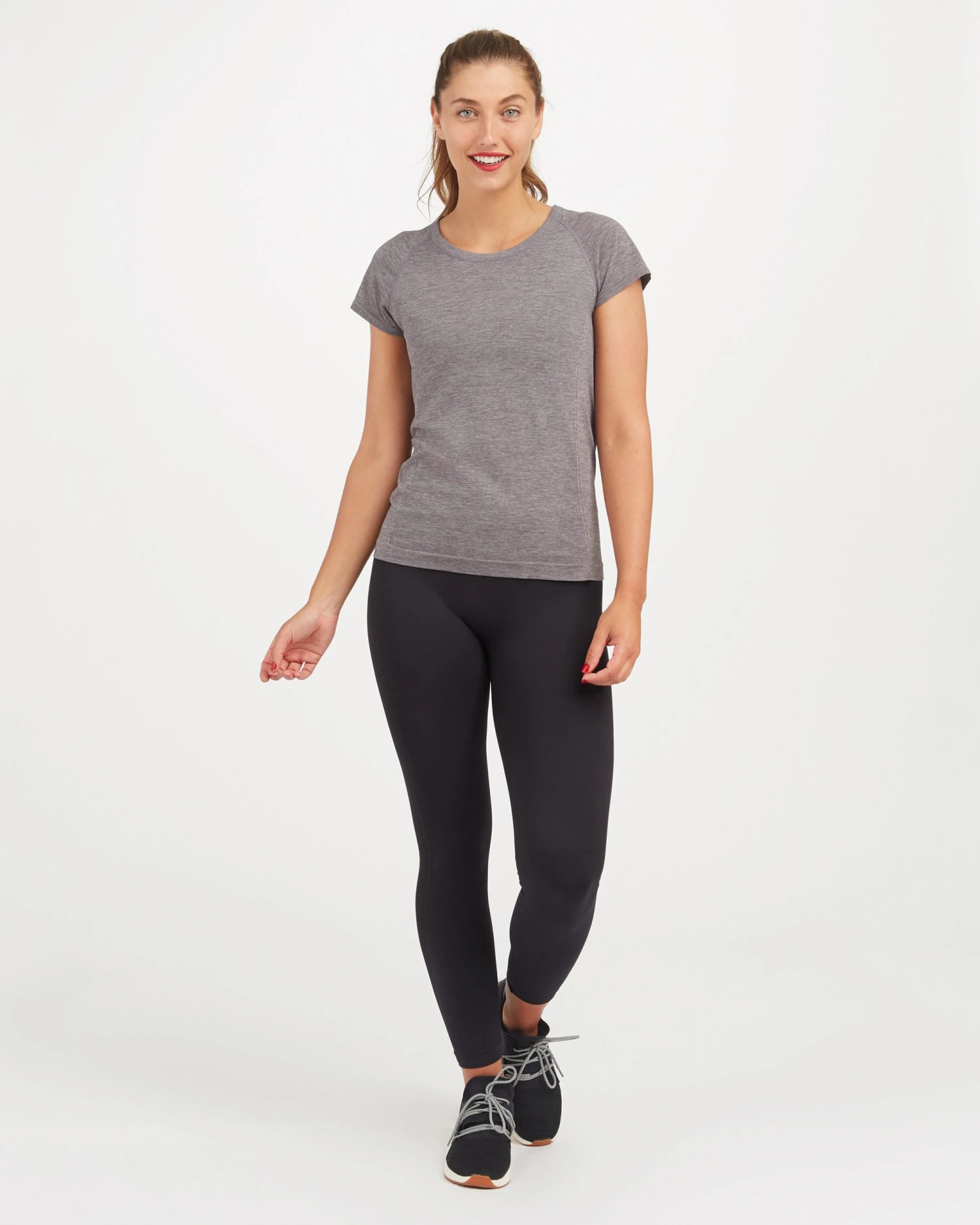 Spanx Shop All Activewear Look At Me Now Seamless Tee 6 Spanx Shop All Activewear Look At Me Now Seamless Tee