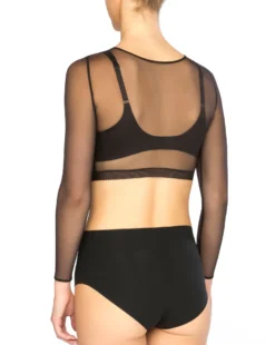 Shop All Clothing Spanx® Sheer Fashion Mesh Crop Top
