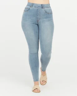 Spanx Back In Stock Ankle Skinny Jeans, Light Vintage Wash