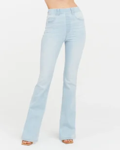 Spanx Flare Jeans, Light Wash