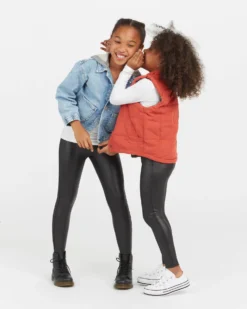 Spanx Girls Faux Leather Leggings