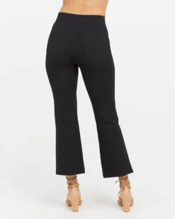 Spanx Shop All Clothing The Perfect Black Pant, Cropped Flare