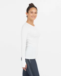 Spanx Look At Me Now Seamless Long Sleeve Tee 17 Spanx Look At Me Now Seamless Long Sleeve Tee