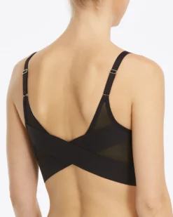 Spanx Mesh Panel Medium Impact Sports Bra The Summer Shop