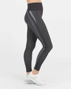 Spanx Look At Me Now Seamless Track Stripe Leggings