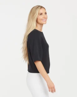 Spanx AirEssentials Puff Sleeve ‘At-the-Hip’ Top 21 Spanx AirEssentials Puff Sleeve ‘At-the-Hip’ Top