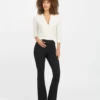 Spanx Back In Stock Flare Jeans, Clean Black 2 Spanx Back In Stock Flare Jeans, Clean Black