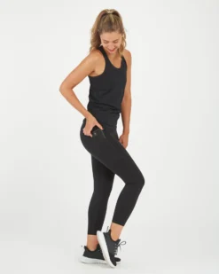 Spanx Active Every.Wear Icon 7/8 Leggings W/ Pocket 10 Spanx Active Every.Wear Icon 7/8 Leggings W/ Pocket
