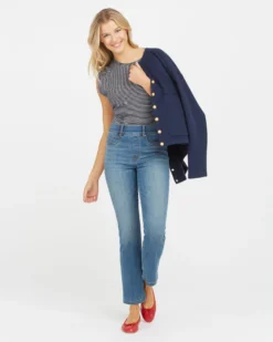 Spanx Ankle Straight Leg Jeans, Vintage Indigo New Arrivals