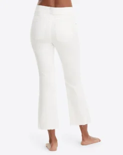 Spanx Shop All Sale White Cropped Flare Jeans