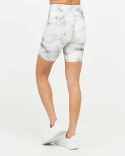 Spanx Booty Boost® Active Cloudy Tie Dye Bike Short, 8" Shop All Clothing