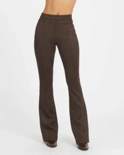 Spanx New Arrivals Faux Suede Flare Pants