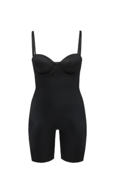 Spanx Suit Your Fancy Strapless Cupped Mid-Thigh Bodysuit Bodysuits