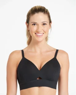 Spanx Mesh Panel Medium Impact Sports Bra The Summer Shop