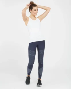 Spanx Look At Me Now Seamless Moto Leggings, Indigo Sky Comfy Essentials
