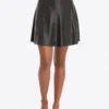 Spanx Faux Leather Skater Skirt Shop All Clothing